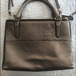 Coach Gold Bronze Side Bag
